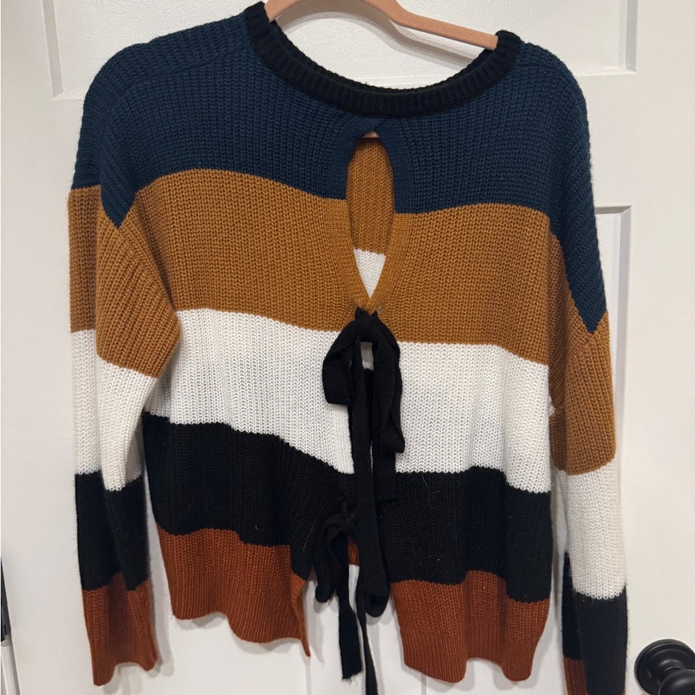 Striped Multicolor Sweater - Picture 2 of 3